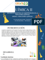 RD Química II SD2 Cuantificación en Las Reacciones Químicas U1 FJ2023