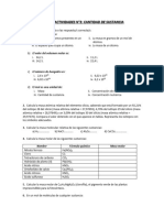 Guía de Actividades N°3 - Cantidad de Sustancia