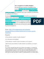 Los Océanos y Su Papel en El Cambio Climático