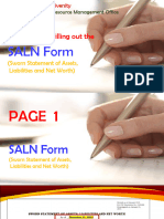 Step by Step Procedures in Filling Out The SALN As of February 17 2022