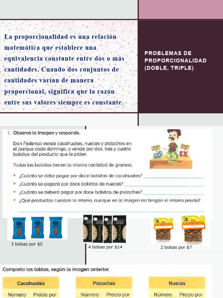 Problemas de Proporcionalidad Básica | PDF