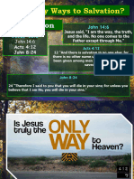 Ways To Salvation