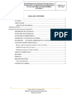 Procedimiento de Trabajo Seguro para La Sustitución Cauchos en Plataforma de La Planta de Norgas Puerto Berrio Antioquia