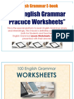 100 English Grammar Worksheets - Ebook - Revised