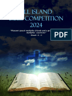 Bible Quiz Sylabus - 2024 Original Finalized