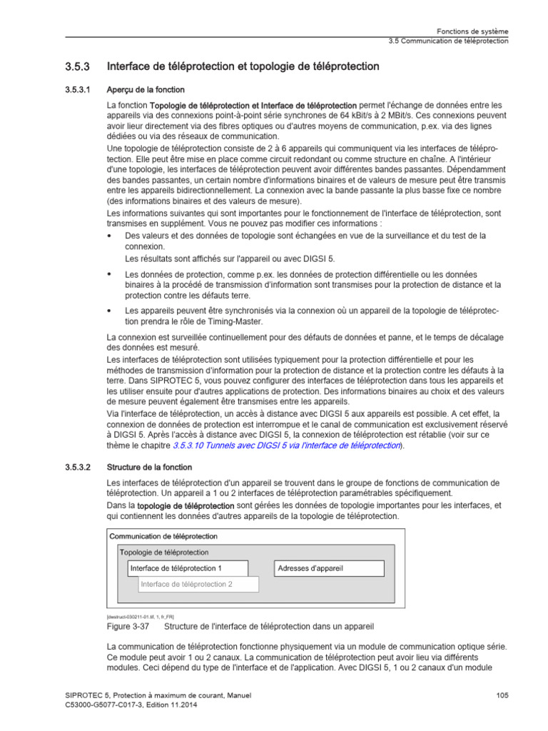 Interface de Téléprotection Et Topologie de Téléprotection 3.5.3 | PDF ...
