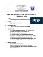 First Aid Training Proposal