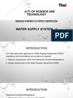 Piped Services-Water Supply System