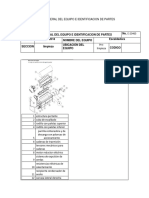 Ejemplo de Llenado de Formatos de Mantenimiento