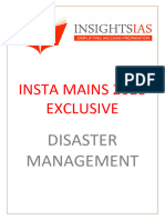 INSTA Mains 2023 Exclusive Disaster Management