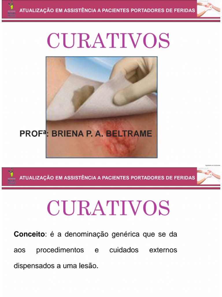 Aph Tipos de Curativos Enfermeiros e Técnicos e Auxiliares | PDF