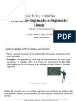 Estatística - Regressão Linear