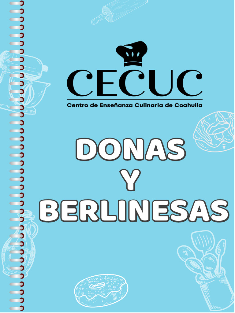 Recetario Donas Y Berlinesas Pdf Lactoso Chocolate