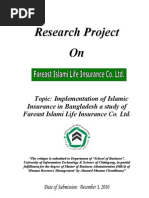 Islamic Insurance in Bangladesh A Study of Fareast Islami Life