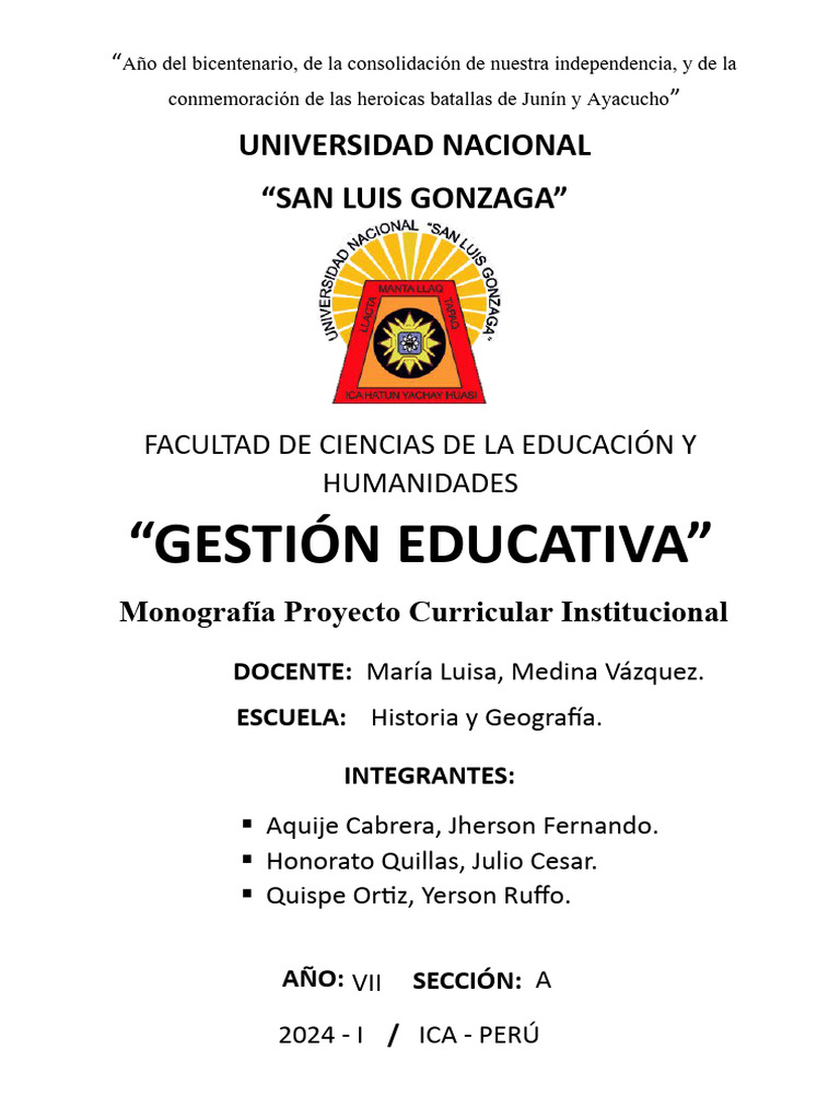 El Proyecto Curricular Institucional-1 | PDF | Plan de estudios ...