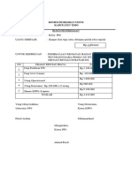 Contoh SPJ Penggunaan Dana TPS-Transfer