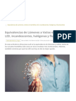 Equivalencias de Lúmenes A Vatios en Bombillas - Blog PcComponentes