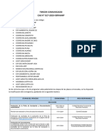 Comunicado - Tercera Modificación de Cronograma Cas #17