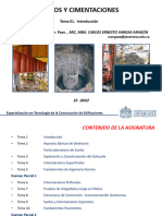 Tema 01 SC Introduccion Suelos y Cimentaciones II-2022