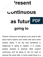 05 Present Cont As Future - Going To
