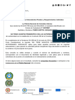 Policia Joaquin Emiro Fibra Espitia