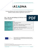 ARIADNA D3.1 The Role and Challenges of GNSS For Urban Mobility and Public Transport v1