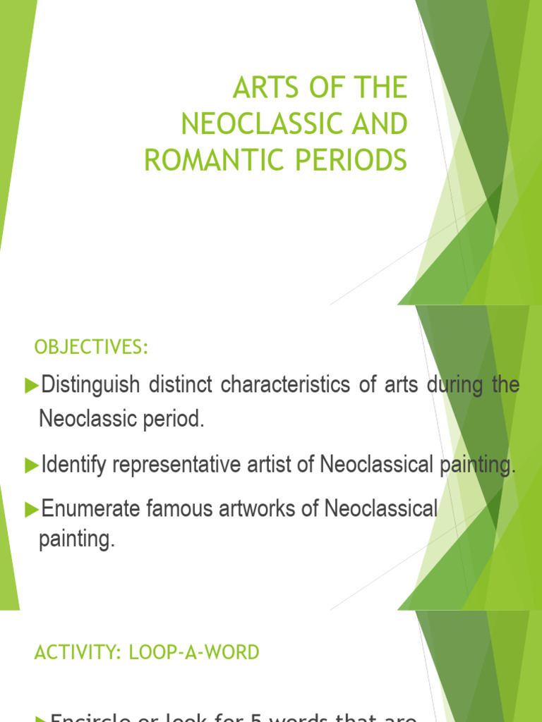 Neoclassicism in Art: Key Features & Artists | PDF | The Arts | Western Art
