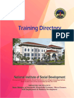 Training Directory 2020