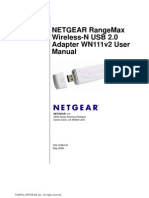 Netgear Rangemax Wireless-N Usb 2.0 Adapter Wn111V2 User Manual