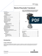 Instruction Manual Fisher 546ns Electro Pneumatic Transducer en 123540