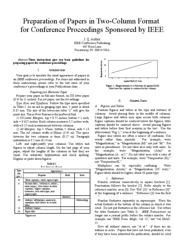 IEEExplore Compatible Template | PDF | Bracket | Note (Typography)