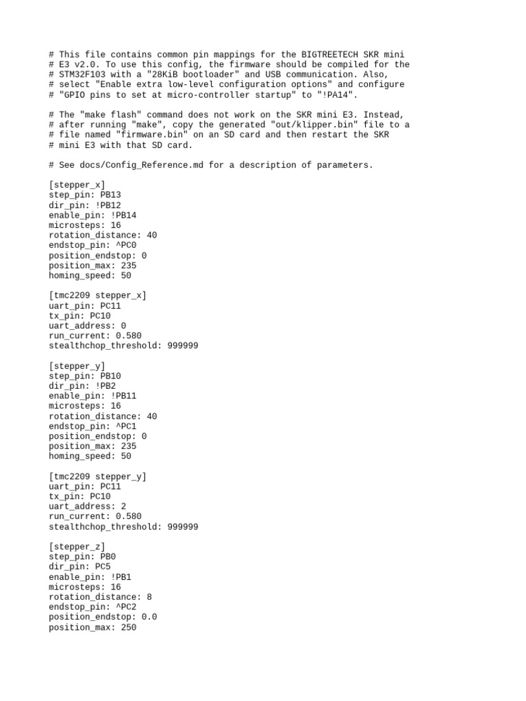 Generic bigtreetech skr mini e3 v2 0 cfg pdf computer engineering