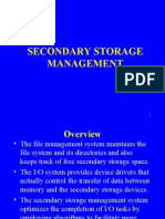 Secondary Storage Management 1