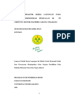 Laporan PKL - 2018 - Muhammad Rafi Riyadhil Jinan - 8135154413 - S1 Pendidikan Bisnis