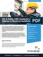 City Guilds 2365 Combined Level 2 3 Diploma in Electrical Installations