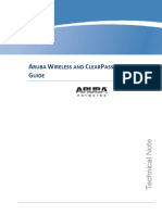 TechNote v1.1 - Aruba Wireless and ClearPass 6 Integration Guide