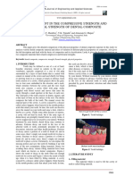 Improvement in The Compressive Strength and Flexural Strength of Dental Composite