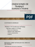 Apuntes Profesor Patricio Martinez Benavides Condiciones de Trabajo Seguridad e Higiene