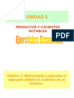 Ejercicios de Productos Notables en