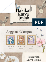 Kelompok 1 - Hakikat Karya Ilmiah