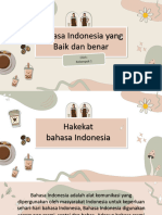 Bahasa Indonesia Yang Baik Dan Benar