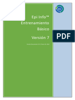 Manual Epi Info - Entrenamiento BÃ¡sico v7.0