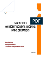 Case Studies On Recent Incidents Involving Diving Operations