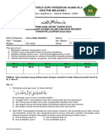 Instrumen Pat Pai Kelas 6 2022-2023