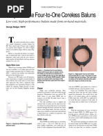 4 Para1 Coreless Balun