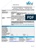 JW Ops 039 23 The Supply and Delivery of Cationic Polyelectrolyte Flocculants Tender Document