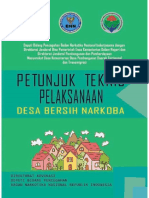 Petunjuk Teknis Pelaksanaan Desa Bersih Narkoba