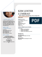 Kim Lester Lumibao: Career Objectives