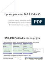 Úprava Procesov SAP & XML4SD