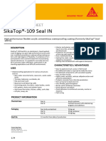 Sikatop 109 Sealing